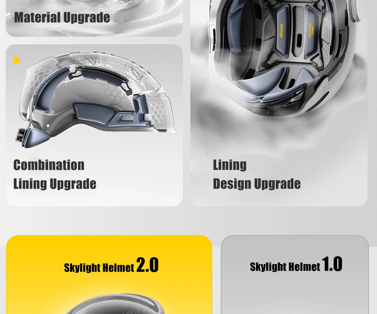 BIBEE Open-Face Helmet with Dual Lenses