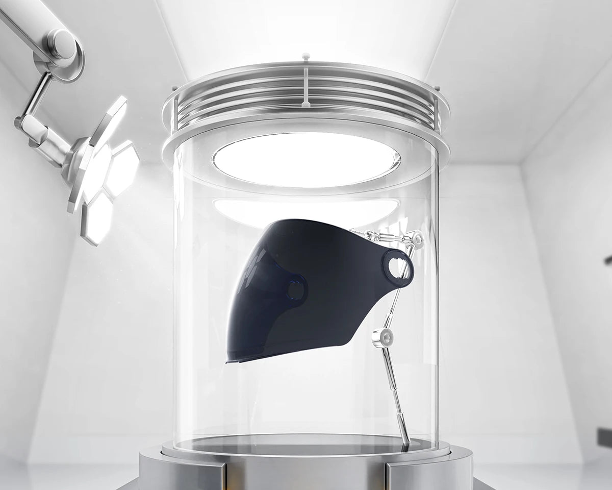 BIBEE Open-Face Helmet with Dual Lenses