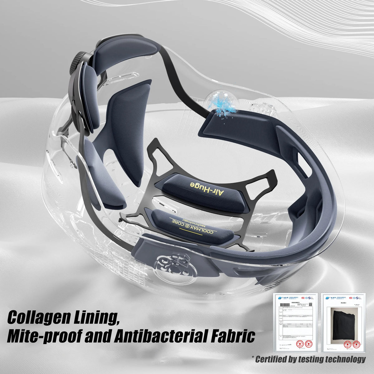 BIBEE Open-Face Helmet with Dual Lenses