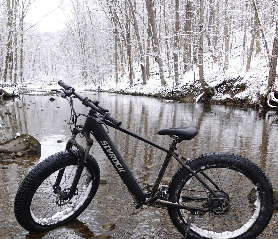 Sivrock V1 Electric Mountain Bike with 1000W motor and 26-inch fat tires