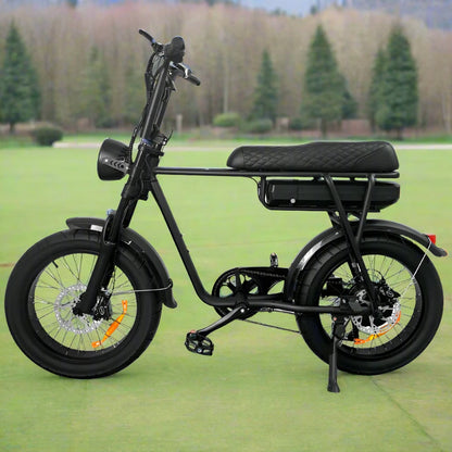 7Go EB4 EB2 Electric Bike | 750W Motor, 48V Battery, Shimano 7-Speed, 20" Tires black