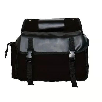 9811 Bicycle Rear Rack Bag — Large Capacity Canvas Cycling Seat Bag