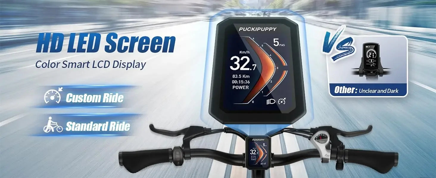 PUCKIPUPPY 1000W Electric Bike