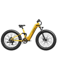 960W,48V 20AH Battery Adult Electric Bicycles,26" Fat Tire Full Suspension Ebike,28MPH Mountain Beach E Bike,7 Speed