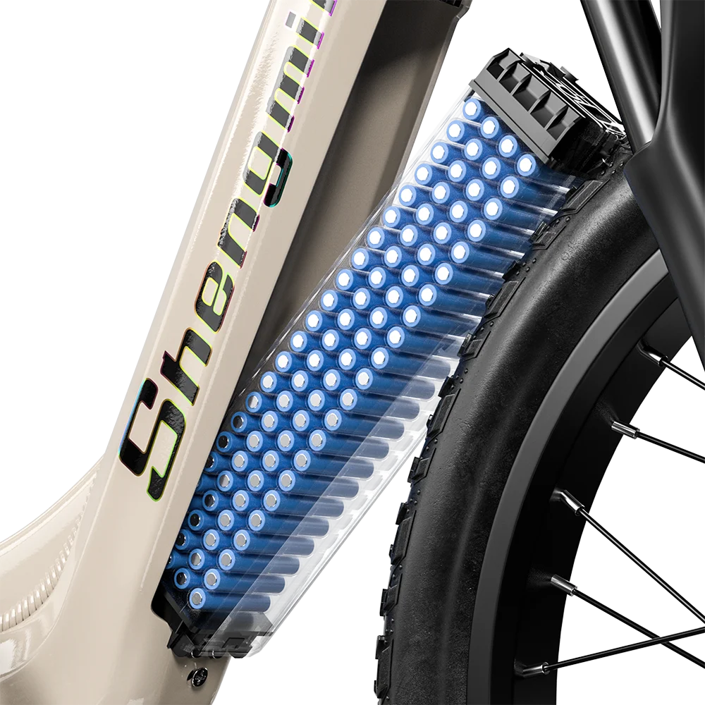 Close-up of a bicycle with blue LED lights on the frame