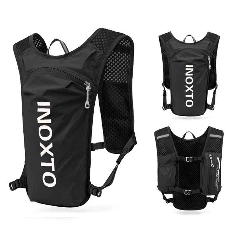 INOXTO 5L Breathable Hydration Vest - Lightweight Running & Cycling Backpack for E-Bike, Trail & Marathon
