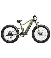 960W,48V 20AH Battery Adult Electric Bicycles,26" Fat Tire Full Suspension Ebike,28MPH Mountain Beach E Bike,7 Speed