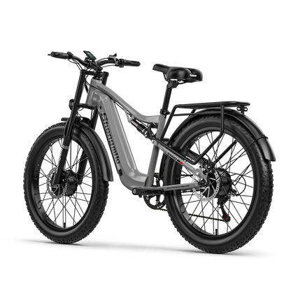 Electric bicycle on a white background
