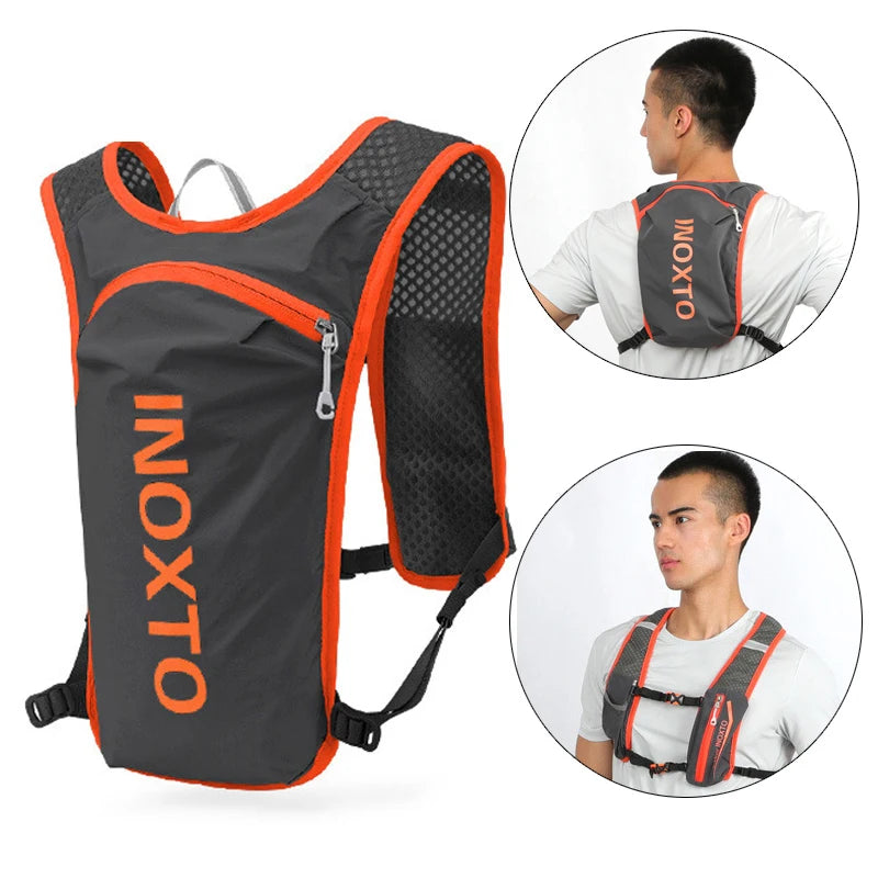INOXTO 5L Breathable Hydration Vest - Lightweight Running & Cycling Backpack for E-Bike, Trail & Marathon