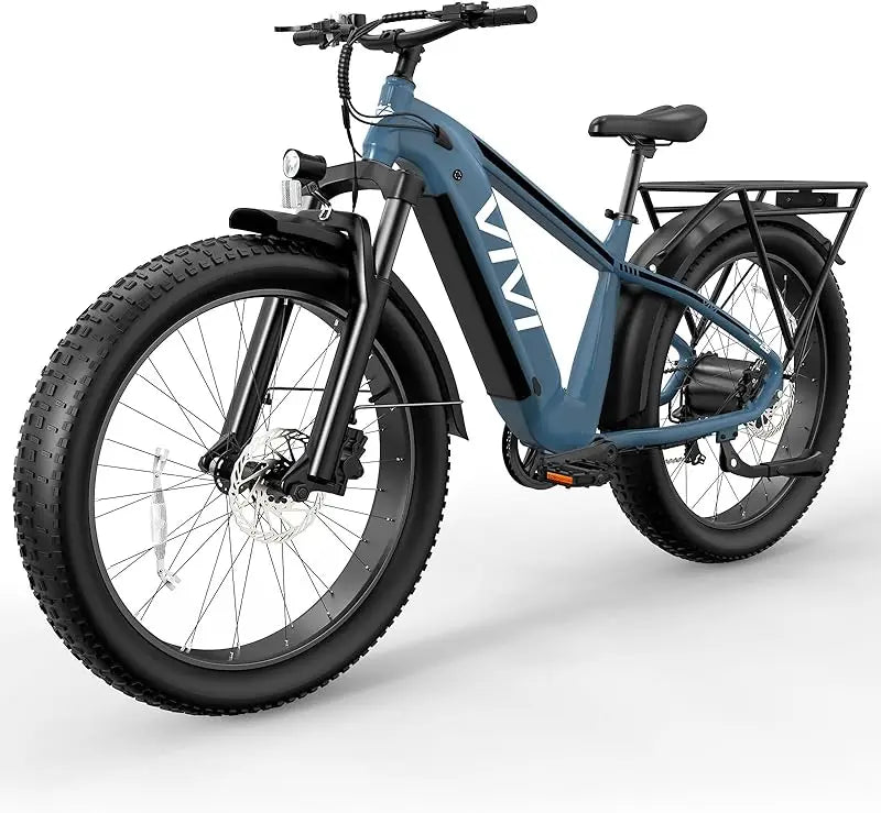 Qvivi ace01 for adults, 26 "x 4.0 Fat Tire ebike, 1475W peak motor sensor electric mountain bike, 25mph