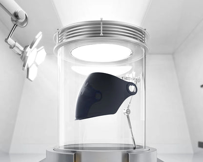 BIBEE Open-Face Helmet with Dual Lenses