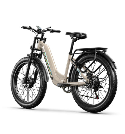 Electric bike on a white background