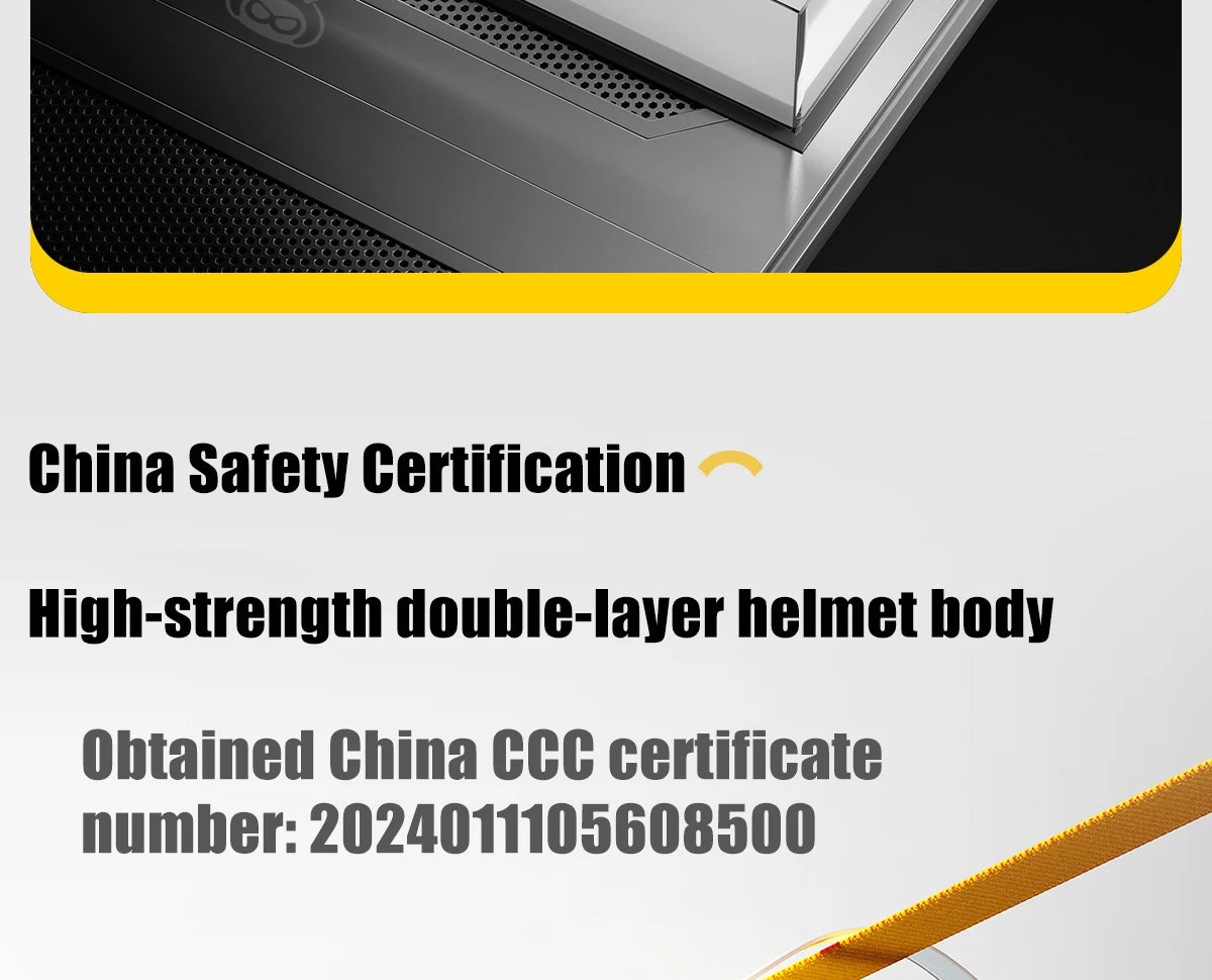 BIBEE Open-Face Helmet with Dual Lenses