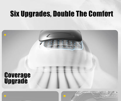 BIBEE Open-Face Helmet with Dual Lenses