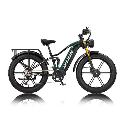Electric bike with 'OTOR' branding on a white background