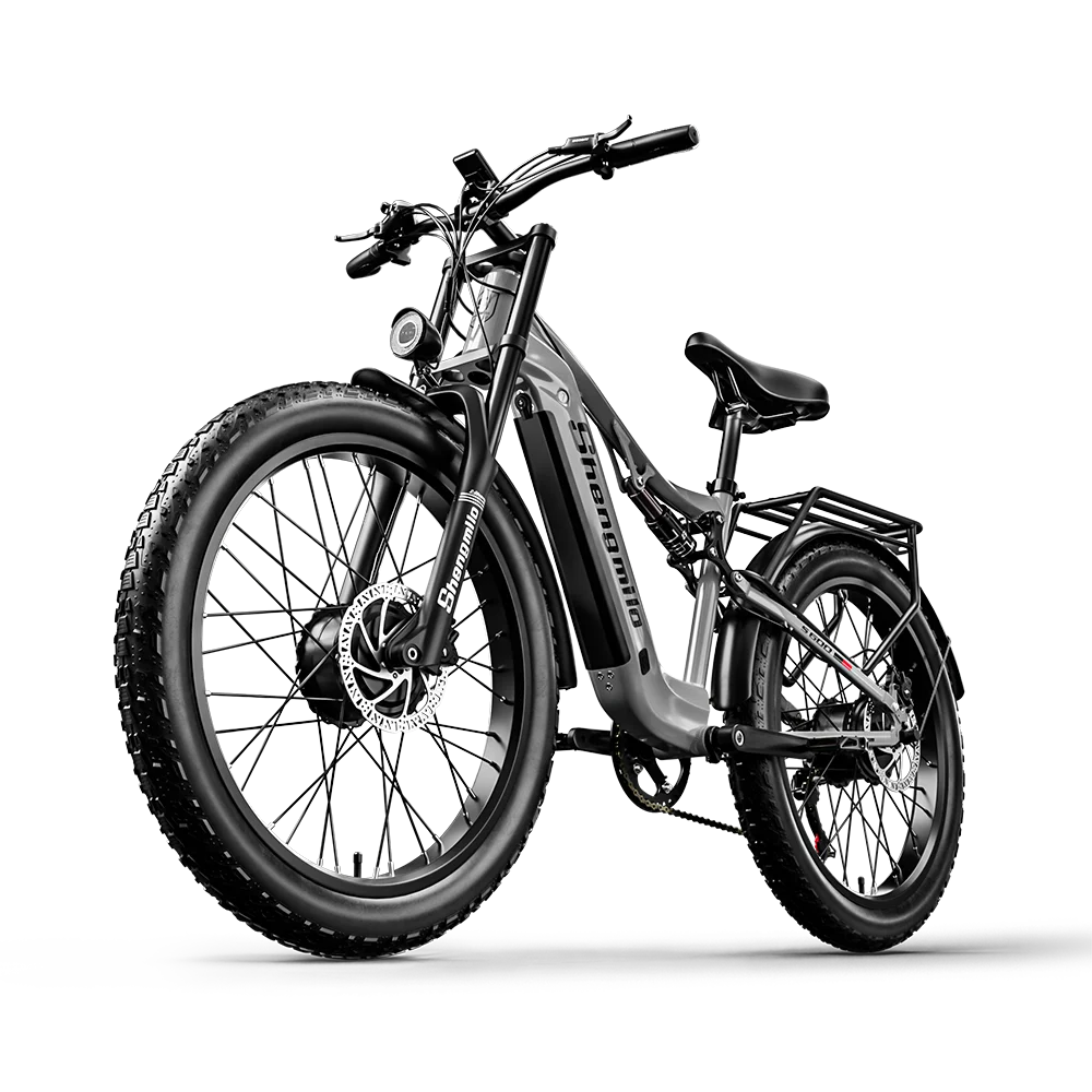 Electric bike on a white background
