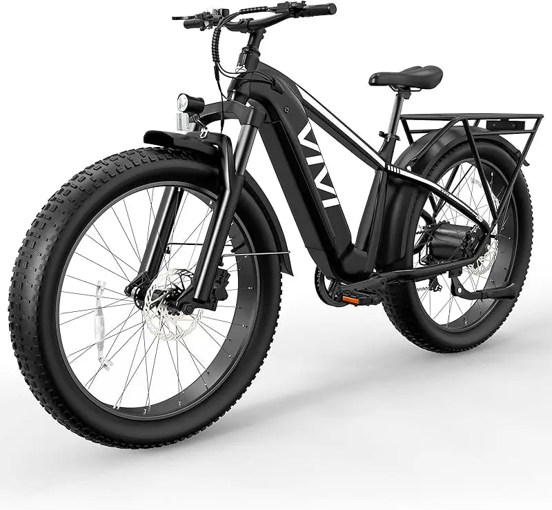 Qvivi ace01 for adults, 26 "x 4.0 Fat Tire ebike, 1475W peak motor sensor electric mountain bike, 25mph