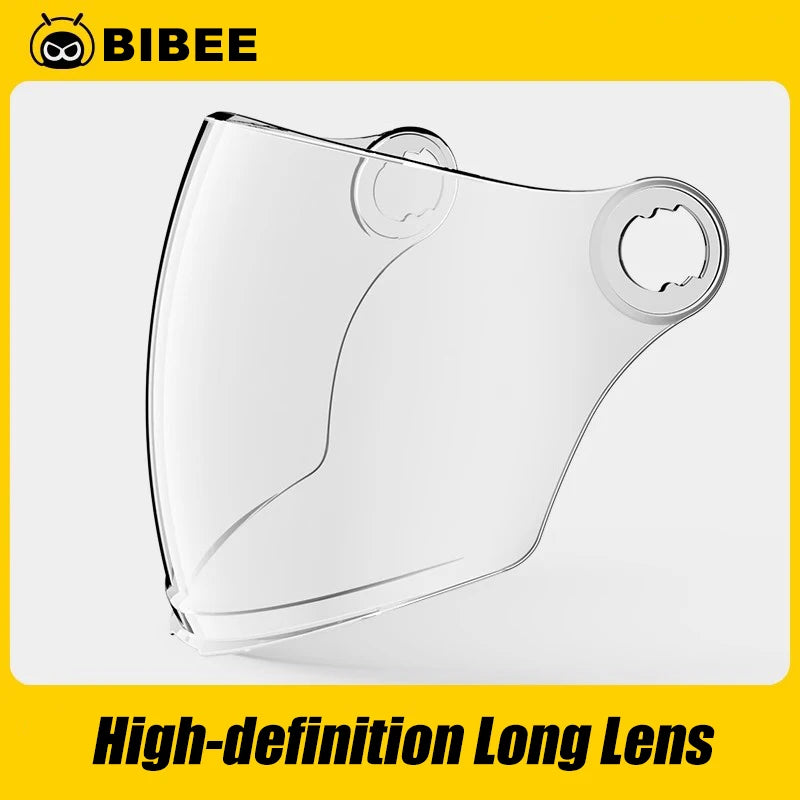 BIBEE Open-Face Helmet with Dual Lenses