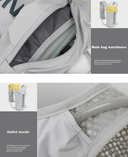 INOXTO 5L Breathable Hydration Vest - Lightweight Running & Cycling Backpack for E-Bike, Trail & Marathon