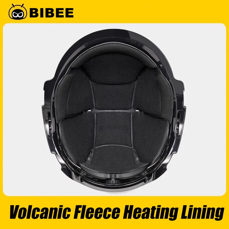 BIBEE Open-Face Helmet with Dual Lenses
